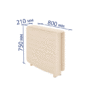Стол-книжка Колибри 11 Кобург (210/1540x800x750)