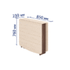 Стол-книжка Колибри 14 Кобург-Сантана (230/1650x850x760)