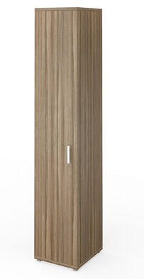 Стеллаж высокий узкий НТ-540 с дверью НТ-602 (400х445х2050)