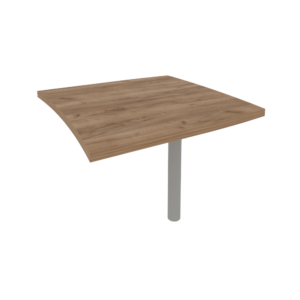 Брифинг-приставка для криволинейного стола (опора в комплекте) KB-1 (904х1204х765)